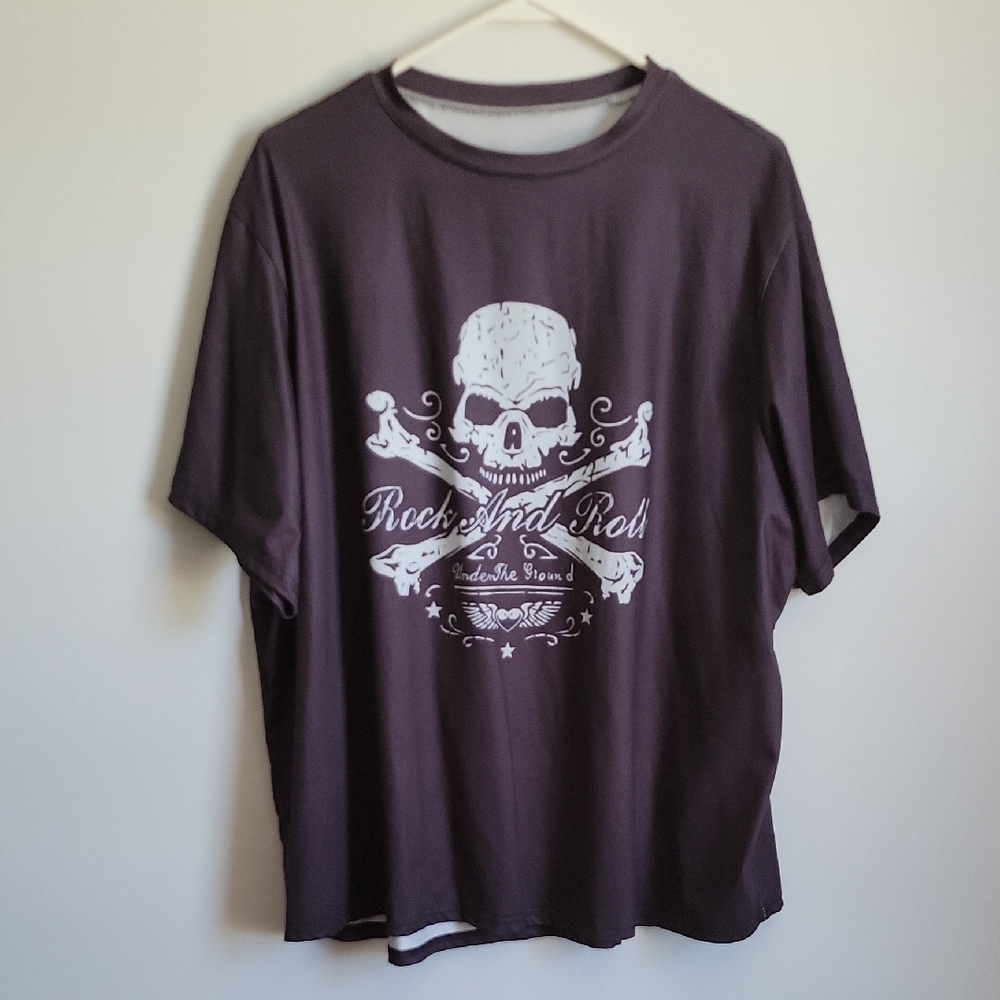 Rock and Roll Graphic T-Shirt - Black